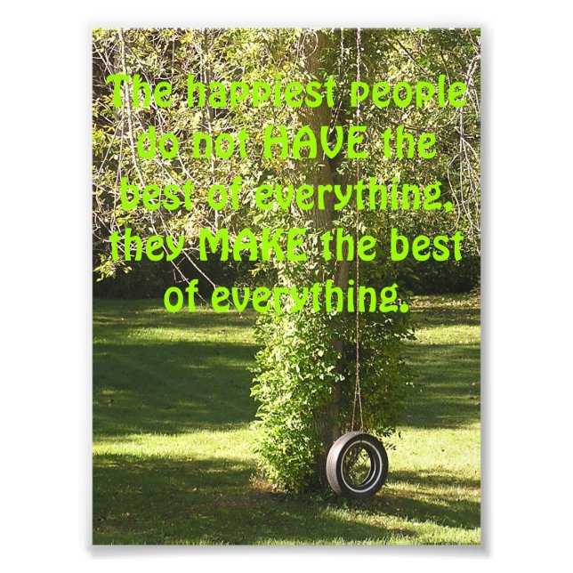 Happiest People Photo Print (Front)