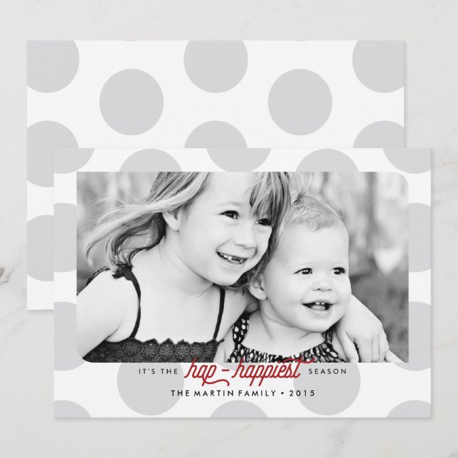 Happiest Polka Christmas Holiday Season (Front/Back)