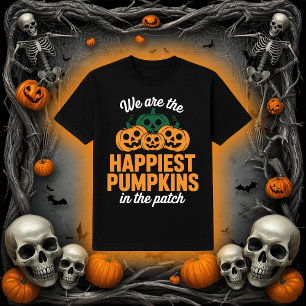 Happiest Pumpkins in the Patch Halloween T-Shirt