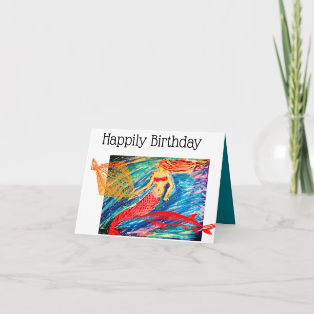 Happily Birthday Card (Front)