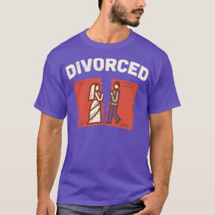 Happily Divorced Funny Divorce Party T-Shirt