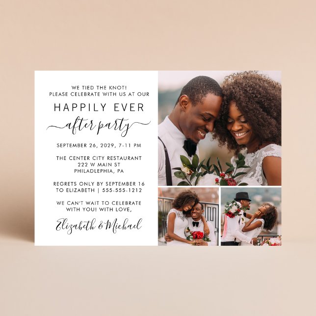 Happily Ever After 3 Photo Wedding Reception (Creator Uploaded)