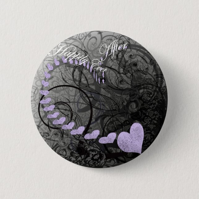 Happily Ever After 6 Cm Round Badge (Front)