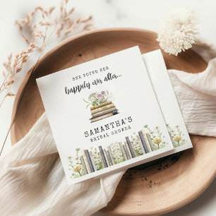 Happily Ever After Book Bridal Shower Napkin