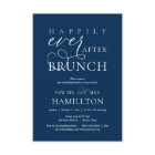 Happily Ever After Brunch Post Wedding Celebration