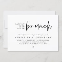 Happily Ever After Brunch Wedding Party, PDF