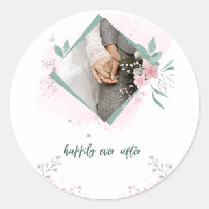 happily ever after classic round sticker