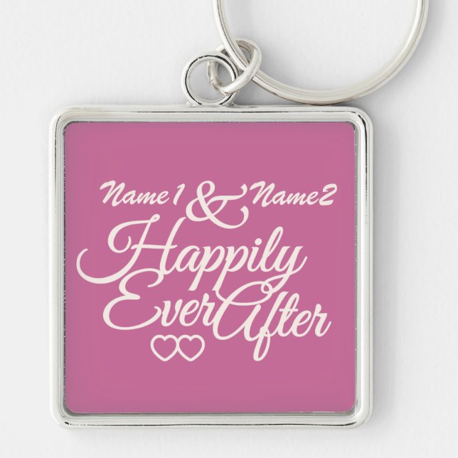 Happily Ever After custom key chain (Front)