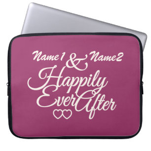 Happily Ever After custom laptop sleeve