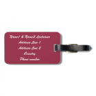 Happily Ever After custom luggage tag