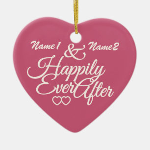 Happily Ever After custom ornament