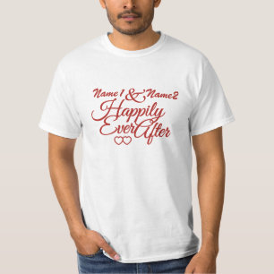 Happily Ever After custom shirts – choose style