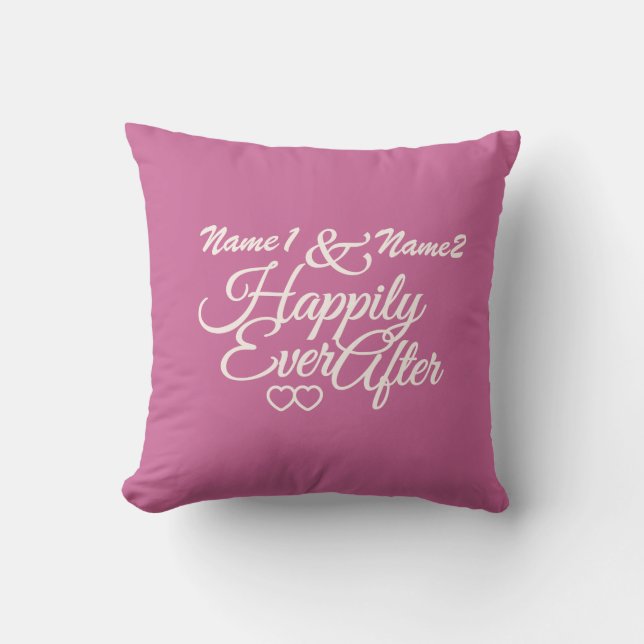 Happily Ever After custom throw pilow Cushion (Front)
