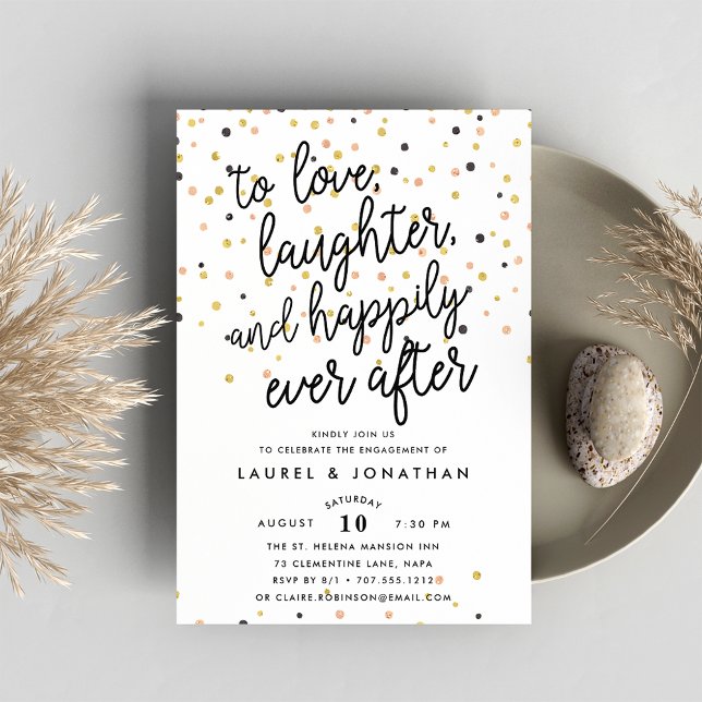 Happily Ever After | Engagement Party Invitation (Creator Uploaded)