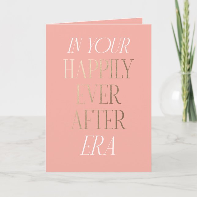 Happily Ever After Era Anniversary Greeting Card (Front)