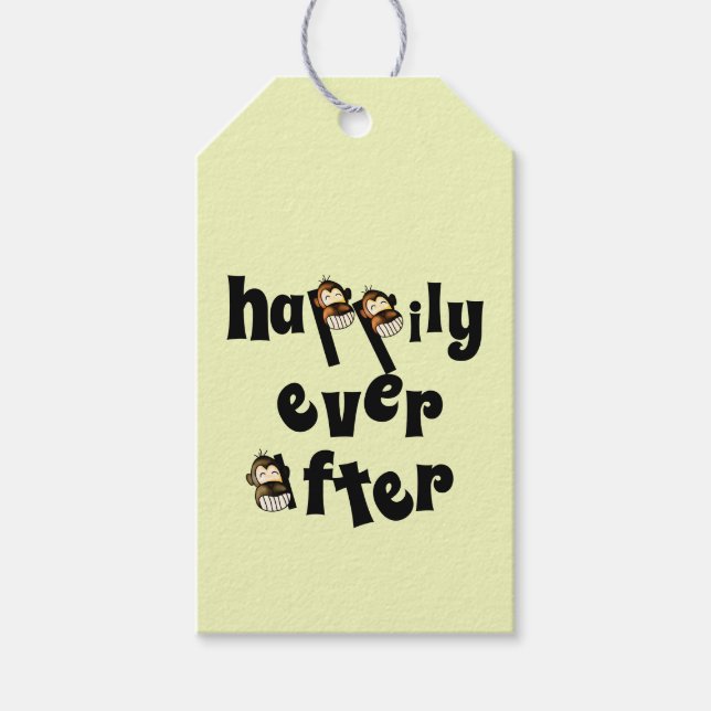 Happily ever after gift tag (Front)