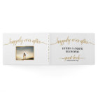 Happily Ever After Gold Script Photo Wedding