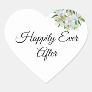 Happily Ever After Heart Sticker