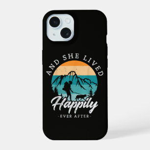 Happily Ever After Hiking With My Dog iPhone 15 Case
