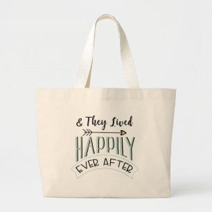 Happily Ever After Large Tote Bag