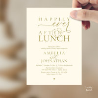 Happily Ever After Lunch Modern Wedding Elopement