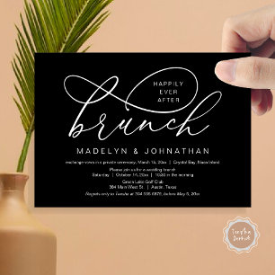 Happily Ever After Lunch, Wedding Elopement Invitation