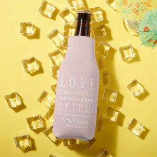 Happily Ever After MISTY ROSE Wedding Bottle Cooler