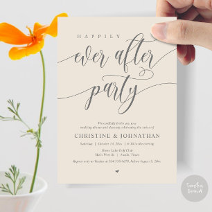 Happily Ever After Party Dinner Dancing Invitation
