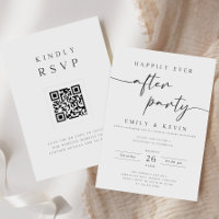 Happily Ever After Party Invitation Template, Wedd