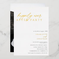 Happily Ever After Party Modern Elopement Wedding