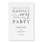 Happily Ever After Party Romantic Classy Wedding