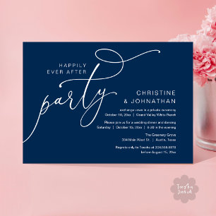 Happily Ever After Party, Romantic Dinner Dancing Invitation