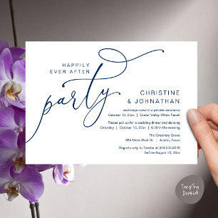 Happily Ever After Party, Romantic Dinner Dancing Invitation