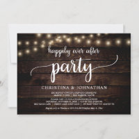 Happily Ever After Party, Rustic Wedding Elopement