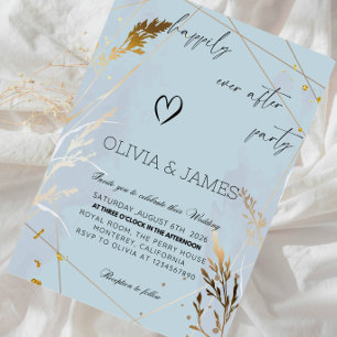 Happily Ever After Party Wedding Celebration Party Invitation