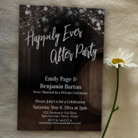 Happily Ever After Party Wine Barrel and Lights