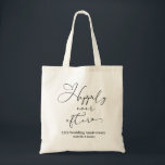 Happily Ever After Personalised 25h Anniversary  Tote Bag<br><div class="desc">A romantic and elegant calligraphy script 'happily ever after' on this 25th silver wedding anniversary tote bag makes a special keepsake anniversary gift for the happy couple. Personalise with the names of the Mr and Mrs and their wedding date or anniversary year for a thoughtful keepsake. Happily ever after and...</div>