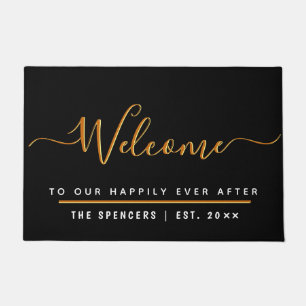 Happily Ever After Personalised Welcome Doormat