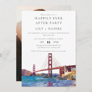 Happily Ever After Photo San Francisco Wedding Invitation