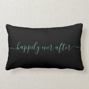 Happily Ever After Pillow - Black