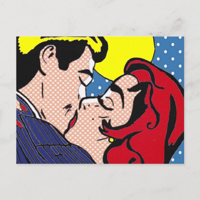 Happily Ever After Pop Art Postcard (Front)