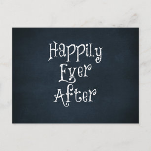 Happily Ever After Quote Postcard