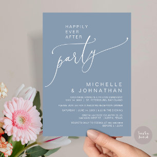 Happily Ever After Reception Dinner and Dancing Invitation
