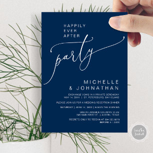 Happily Ever After Reception Dinner and Dancing Invitation