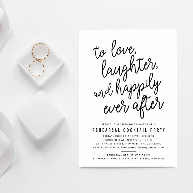 Happily Ever After | Rehearsal Dinner Invitation (Creator Uploaded)