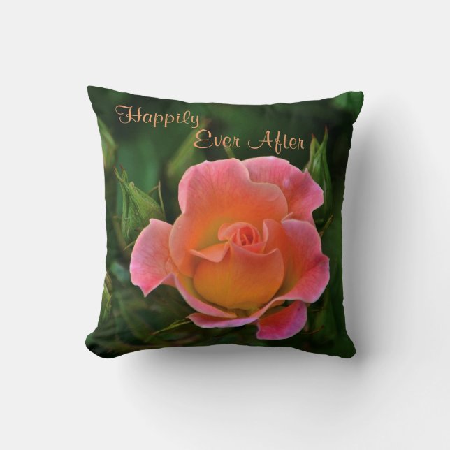 Happily Ever After Rose Cushion (Front)