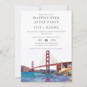 Happily Ever After San Francisco Wedding Invitation