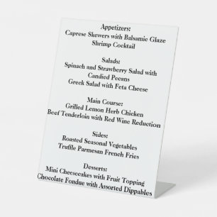 "Happily Ever After Starts Here" Pedestal Sign