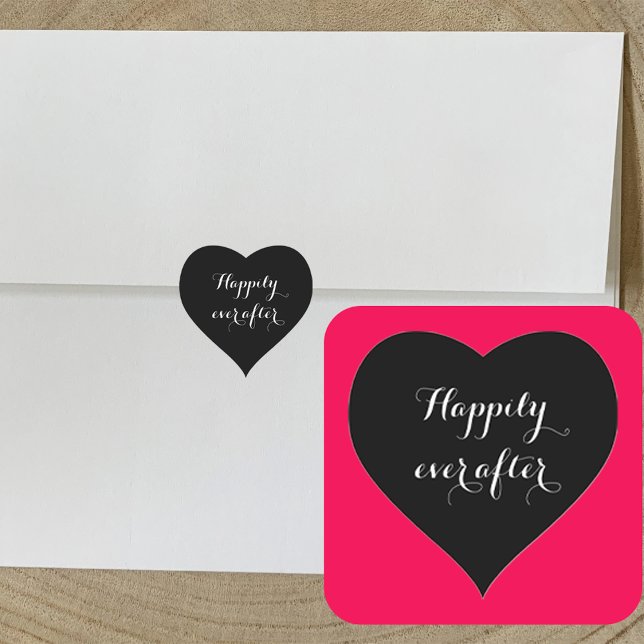 Happily Ever After Stickers Heart Shape (Creator Uploaded)
