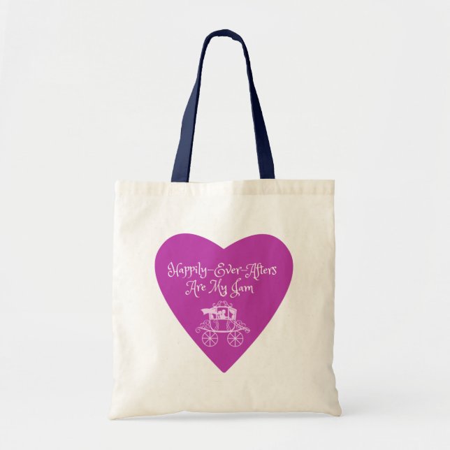 Happily Ever After Tote Bag Purple (Front)